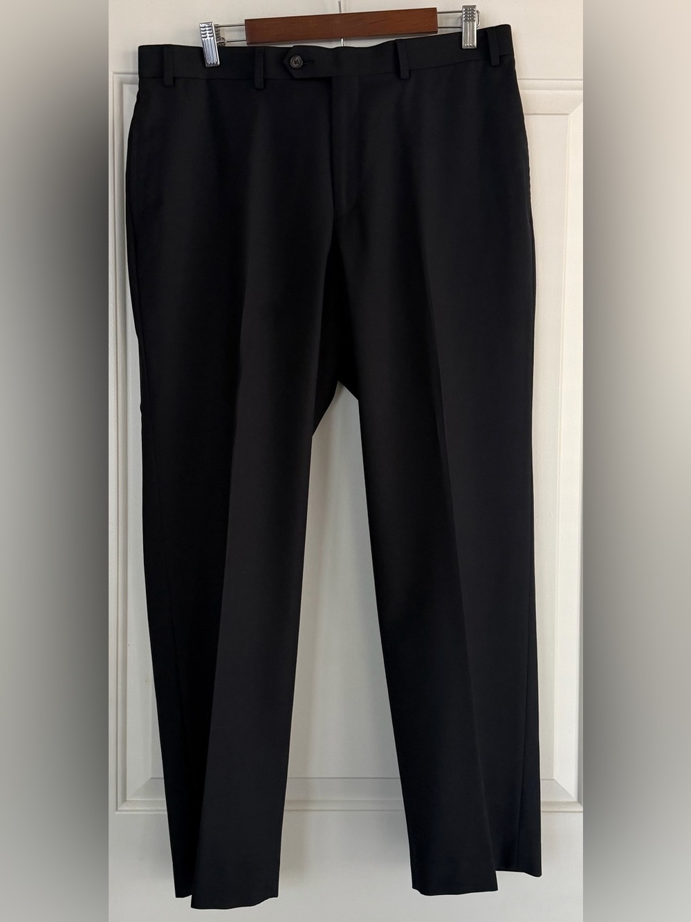 Ralph-Ralph Lauren Men's Black Dress Pants - Classic Straight Fit